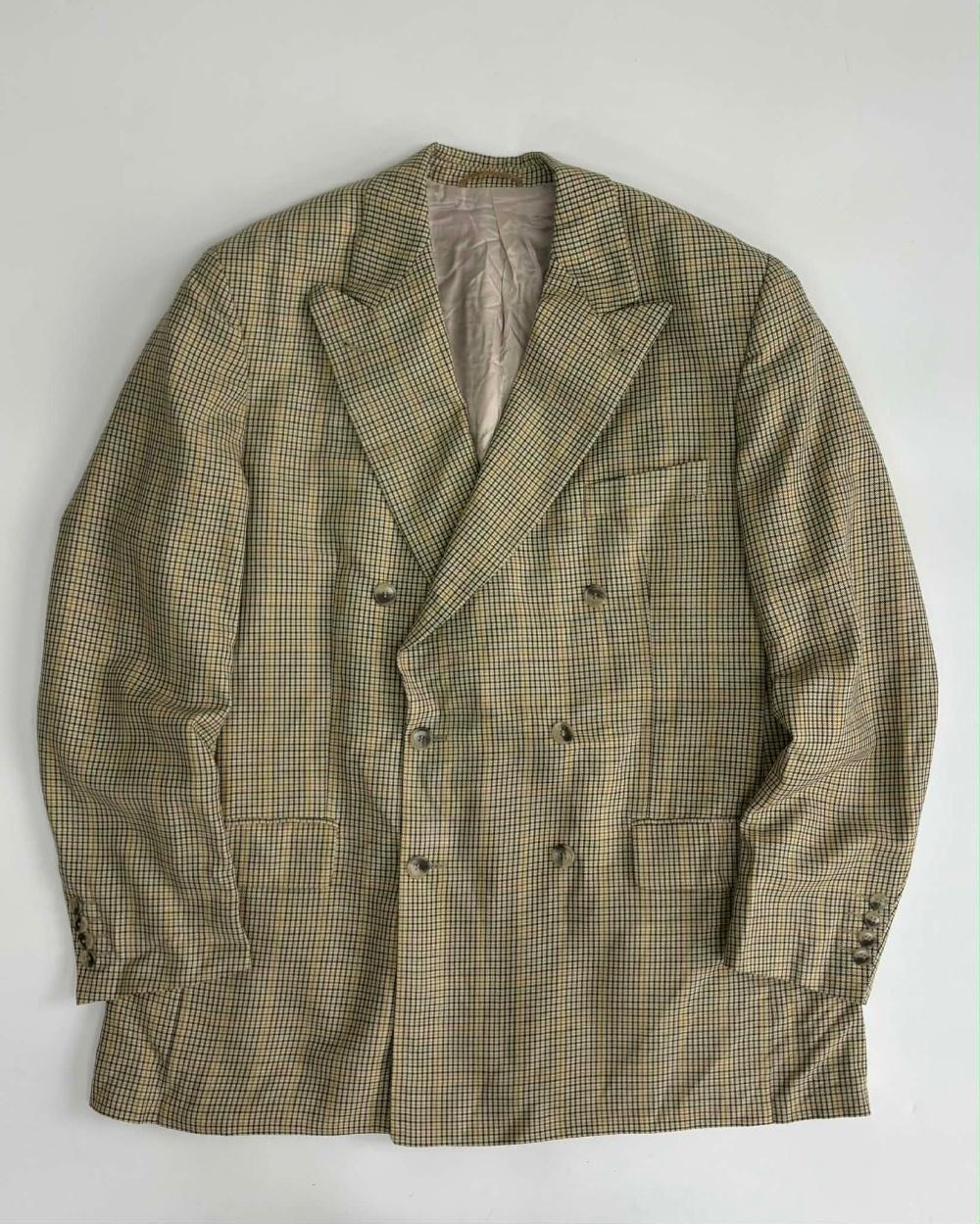[54] Burberry 90s German-made double-breasted 5