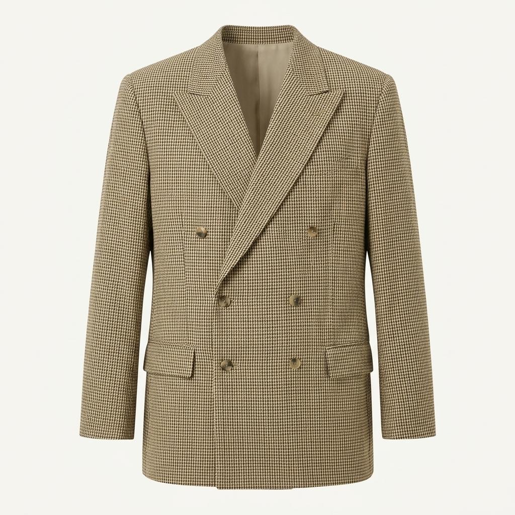[54] Burberry 90s German-made double-breasted 1