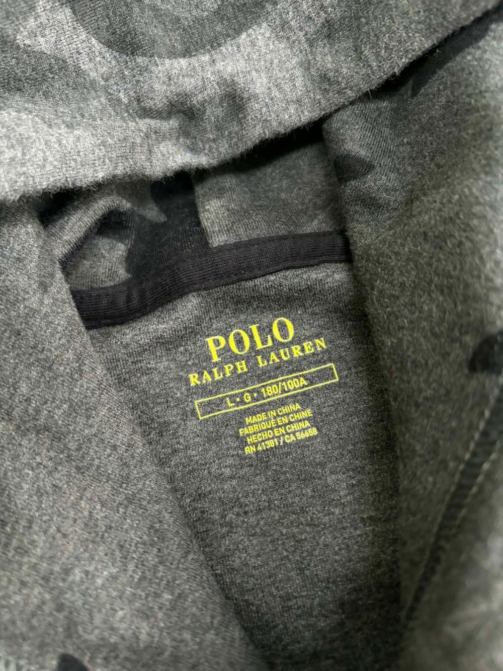 [L] Polo Ralph Lauren Camo P-Wing Stadium Hoodie 5