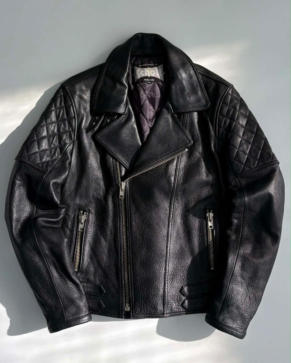 [XL] Short NYC Classic Double Rider Calfskin 2