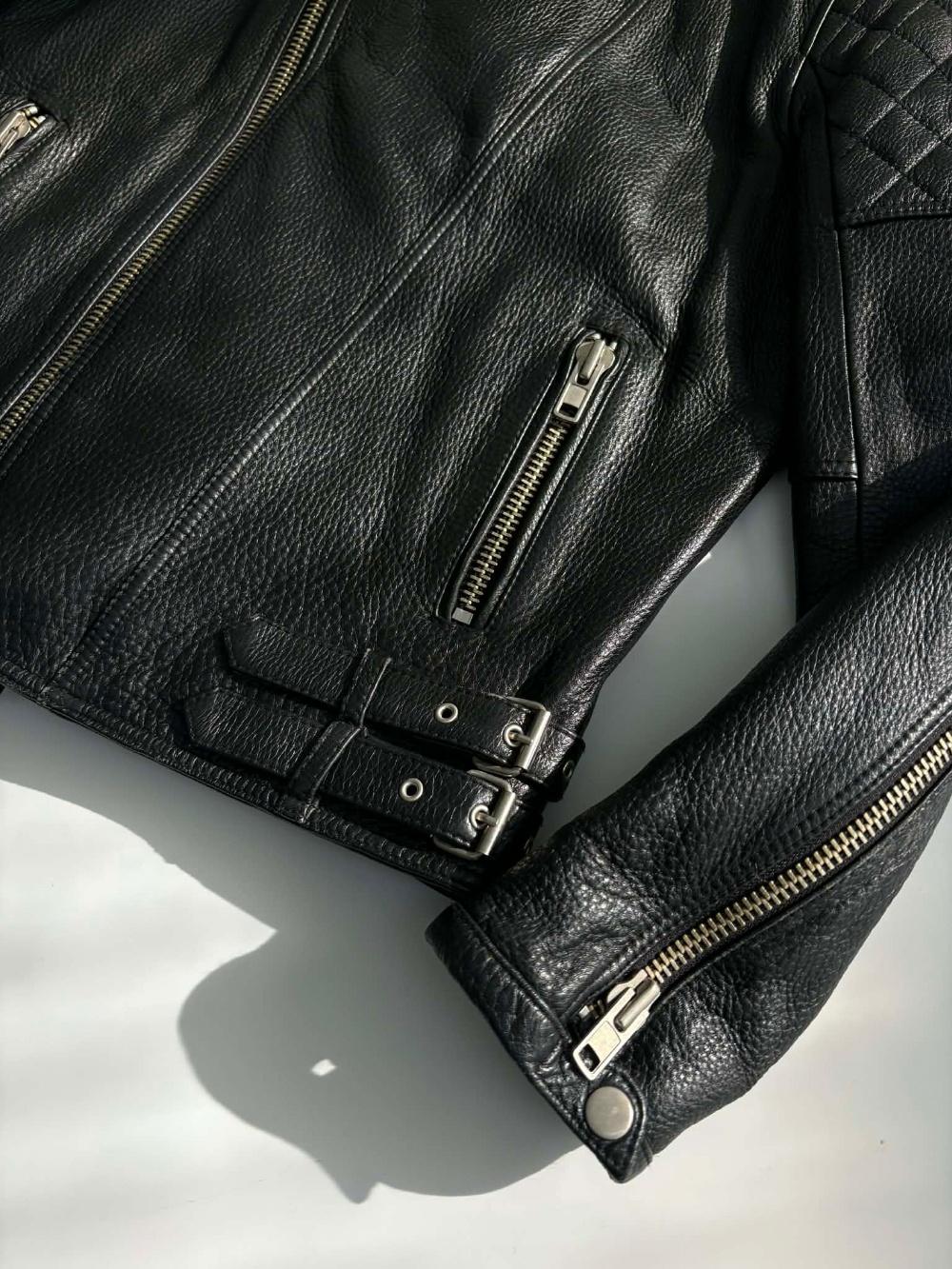 [XL] Short NYC Classic Double Rider Calfskin 5
