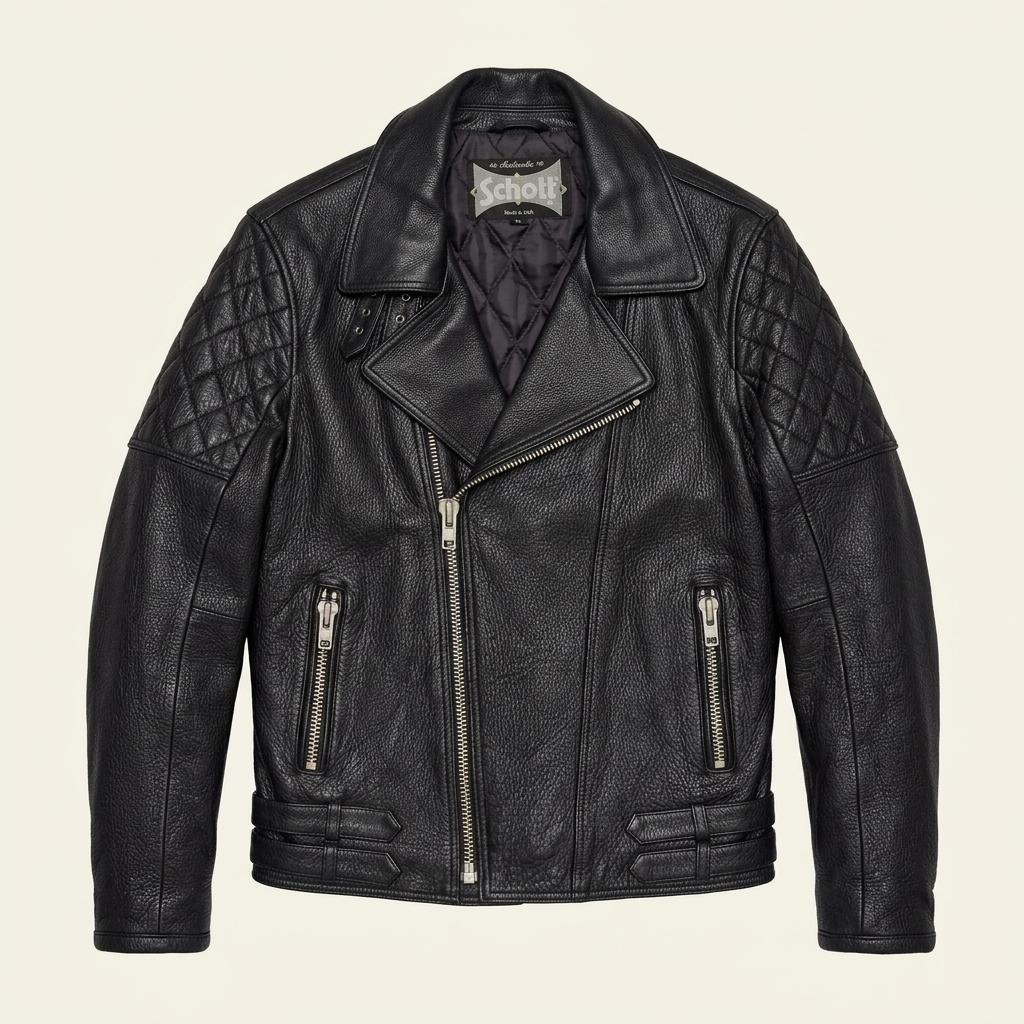 [XL] Short NYC Classic Double Rider Calfskin 1