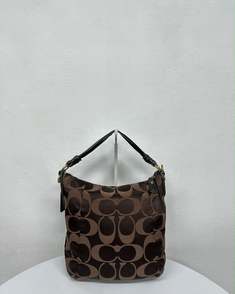 Coach Signature C Jacquard Shoulder Bag 6
