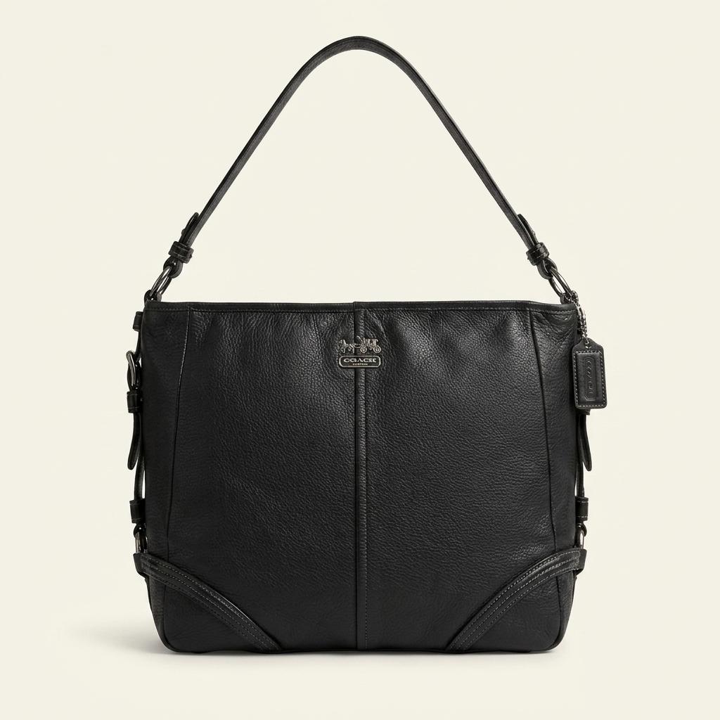 Coach Leather Shoulder Bag 1