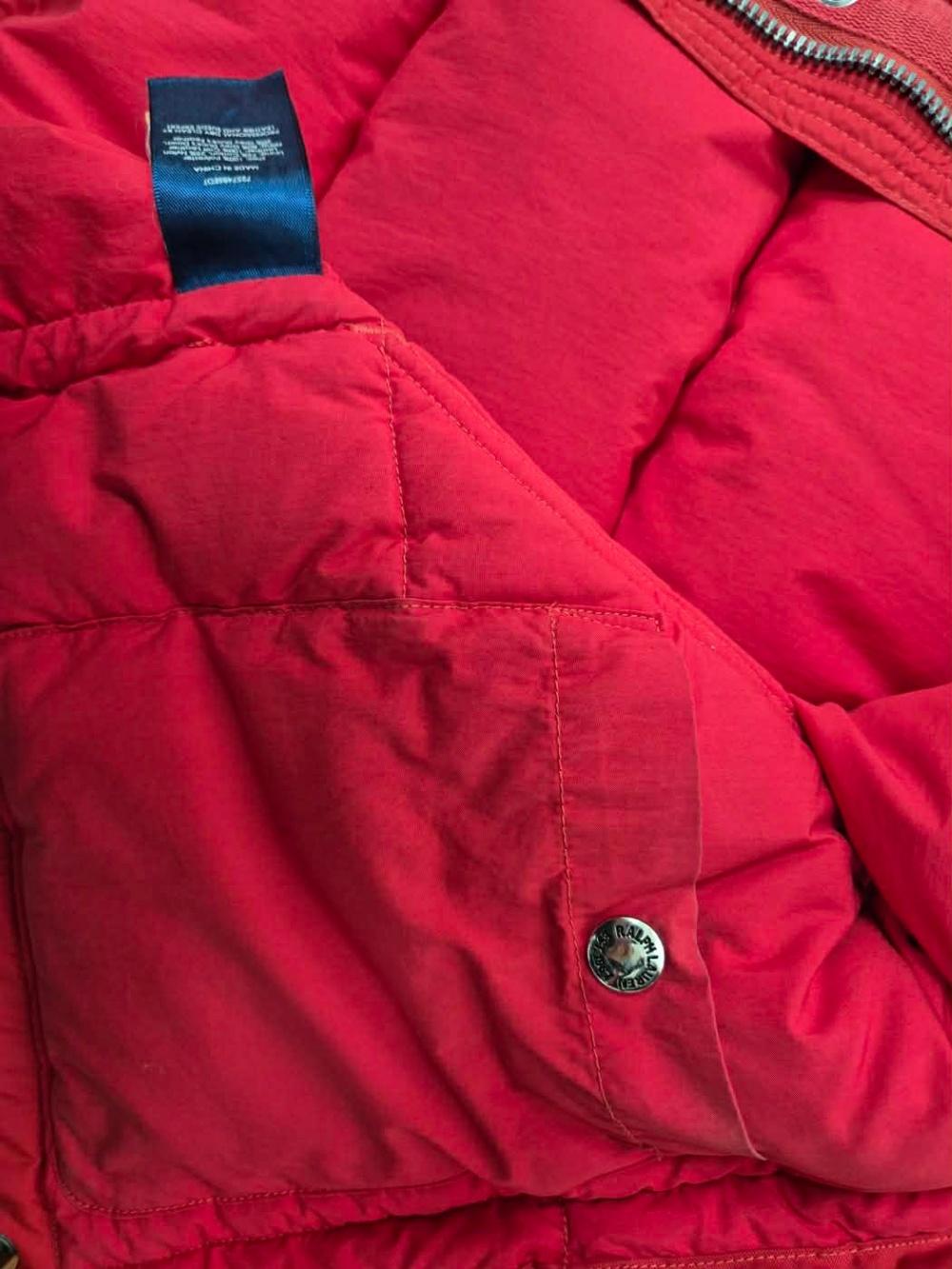 [M] Polo Ralph Lauren Red Duck Down Padded Vest 10