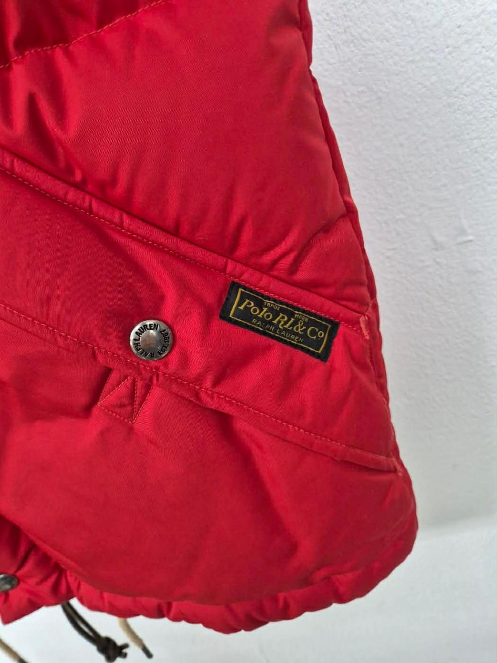 [M] Polo Ralph Lauren Red Duck Down Padded Vest 9