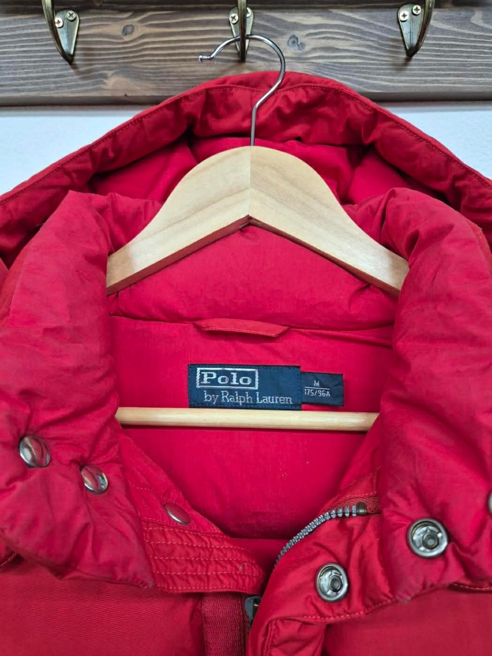 [M] Polo Ralph Lauren Red Duck Down Padded Vest 6