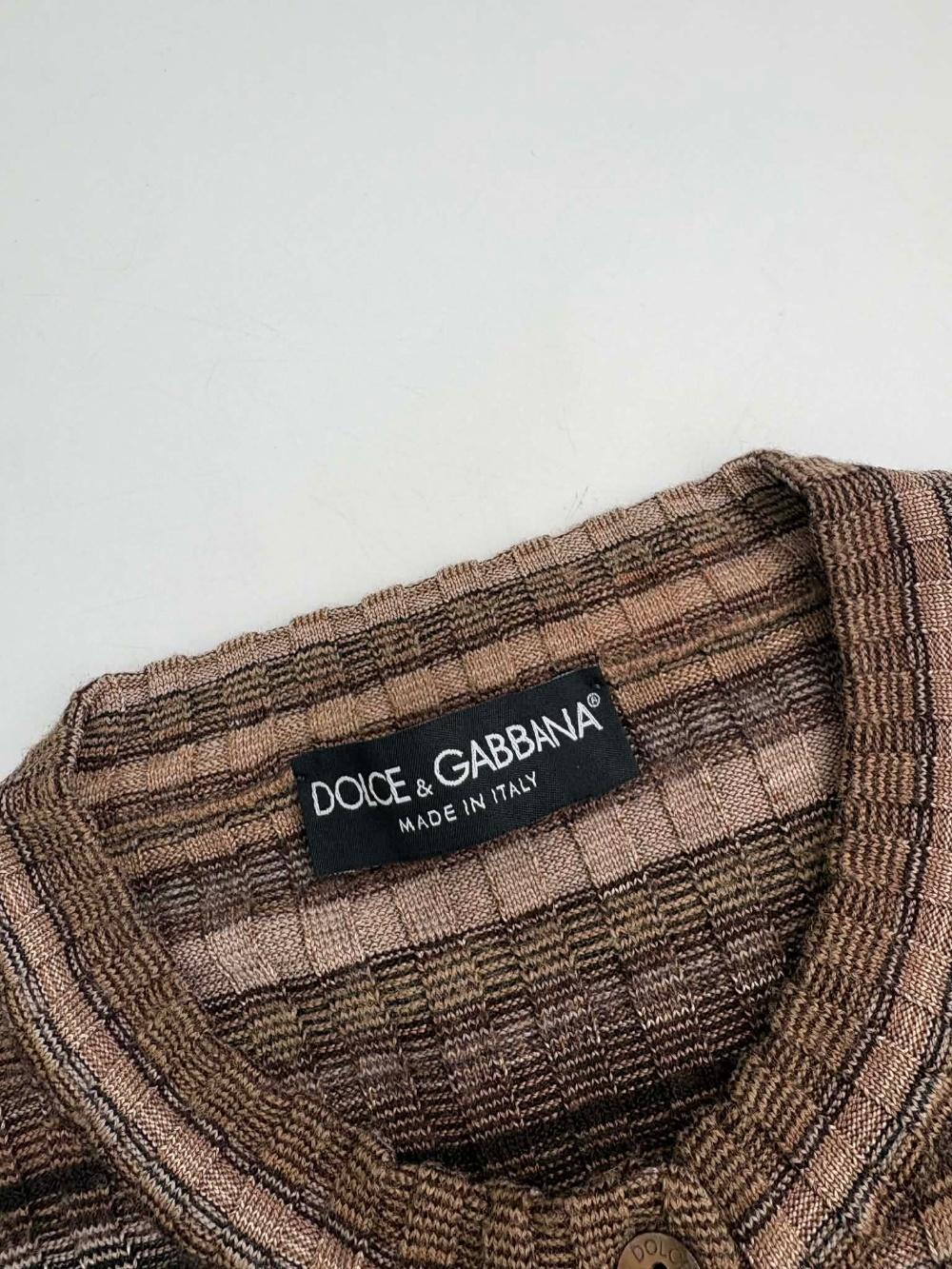 [OS] Dolce & Gabbana 00s Stripe Henley Knit Dress 3