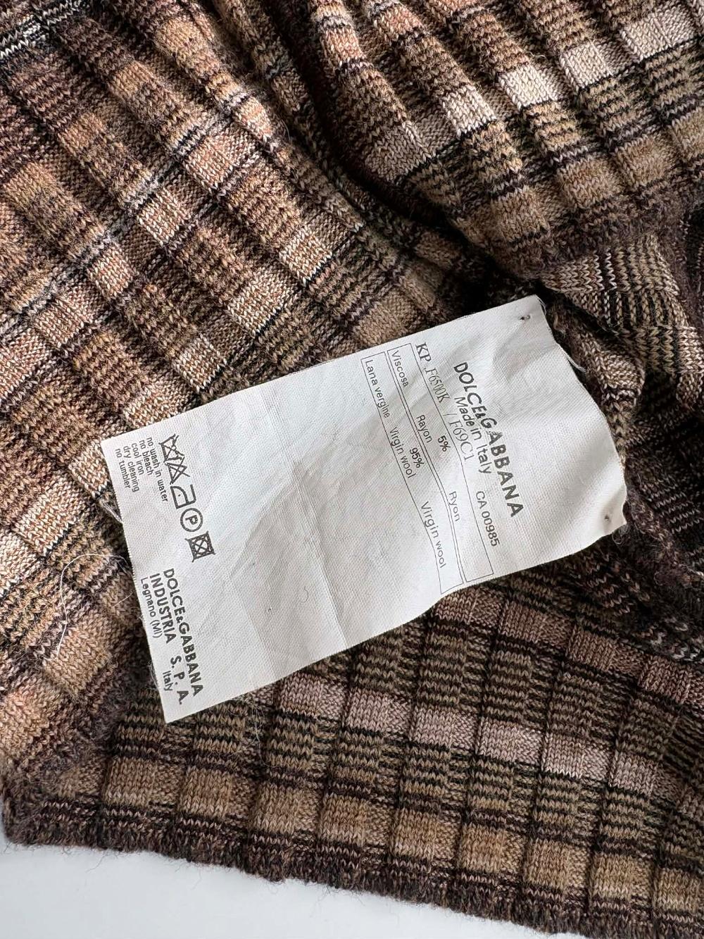 [OS] Dolce & Gabbana 00s Stripe Henley Knit Dress 4
