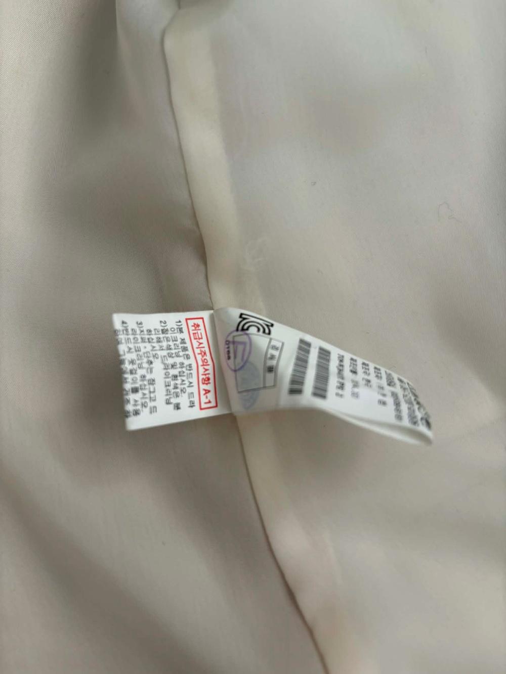 [S] TIME POSTMODERN Beige Collarless Jacket 6