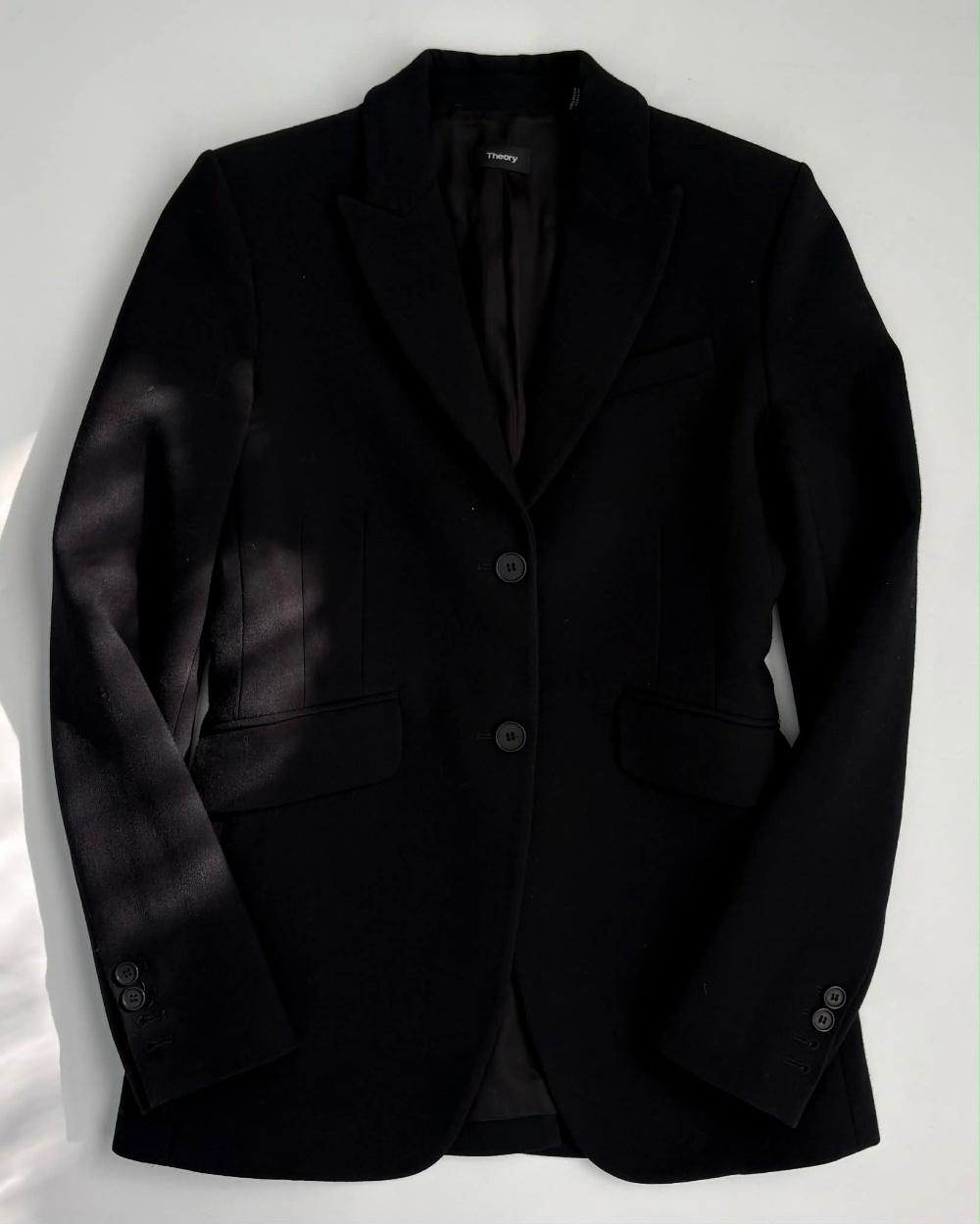 [4] Theory Black Tailored Blazer 3
