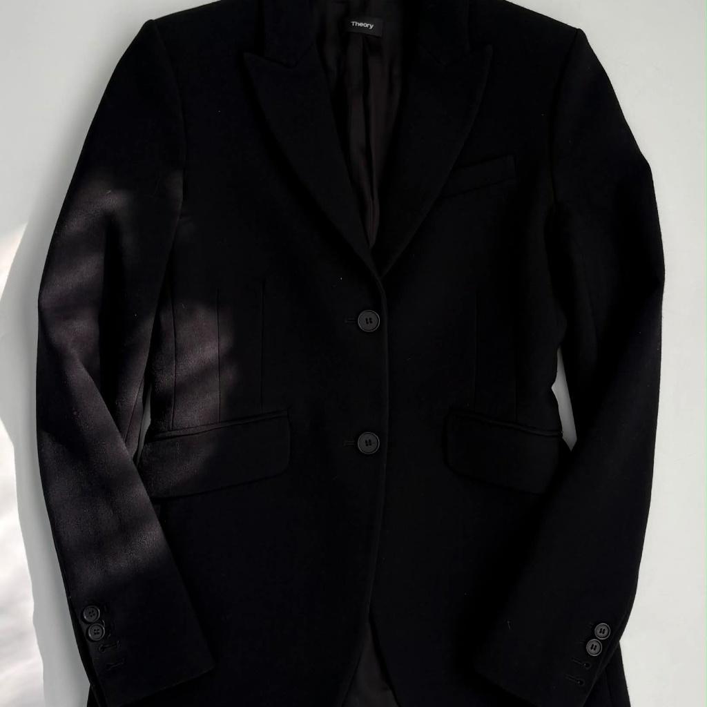 [4] Theory Black Tailored Blazer 2