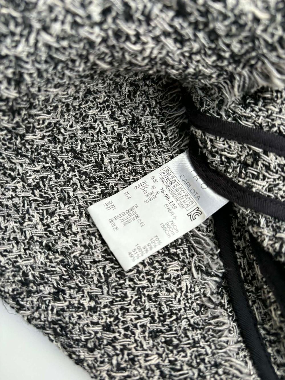 [34] IRO Handsome Carlota Tweed Zip-Up Jacket 7