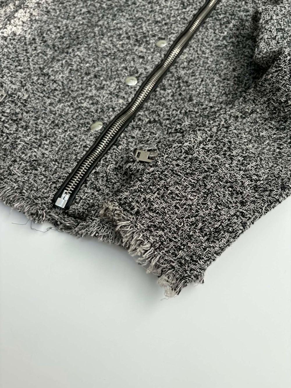 [34] IRO Handsome Carlota Tweed Zip-Up Jacket 9