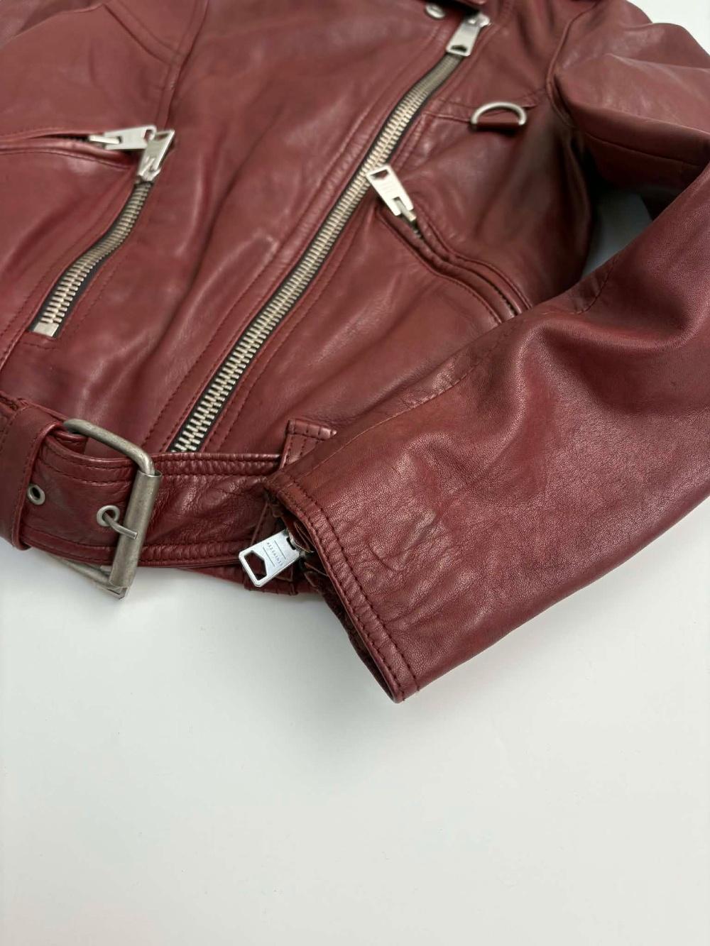 AllSaints Balpern Sheepskin Rider Jacket 8