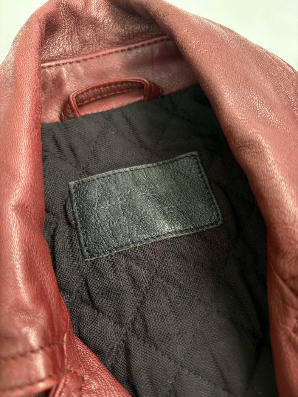 AllSaints Balpern Sheepskin Rider Jacket 5