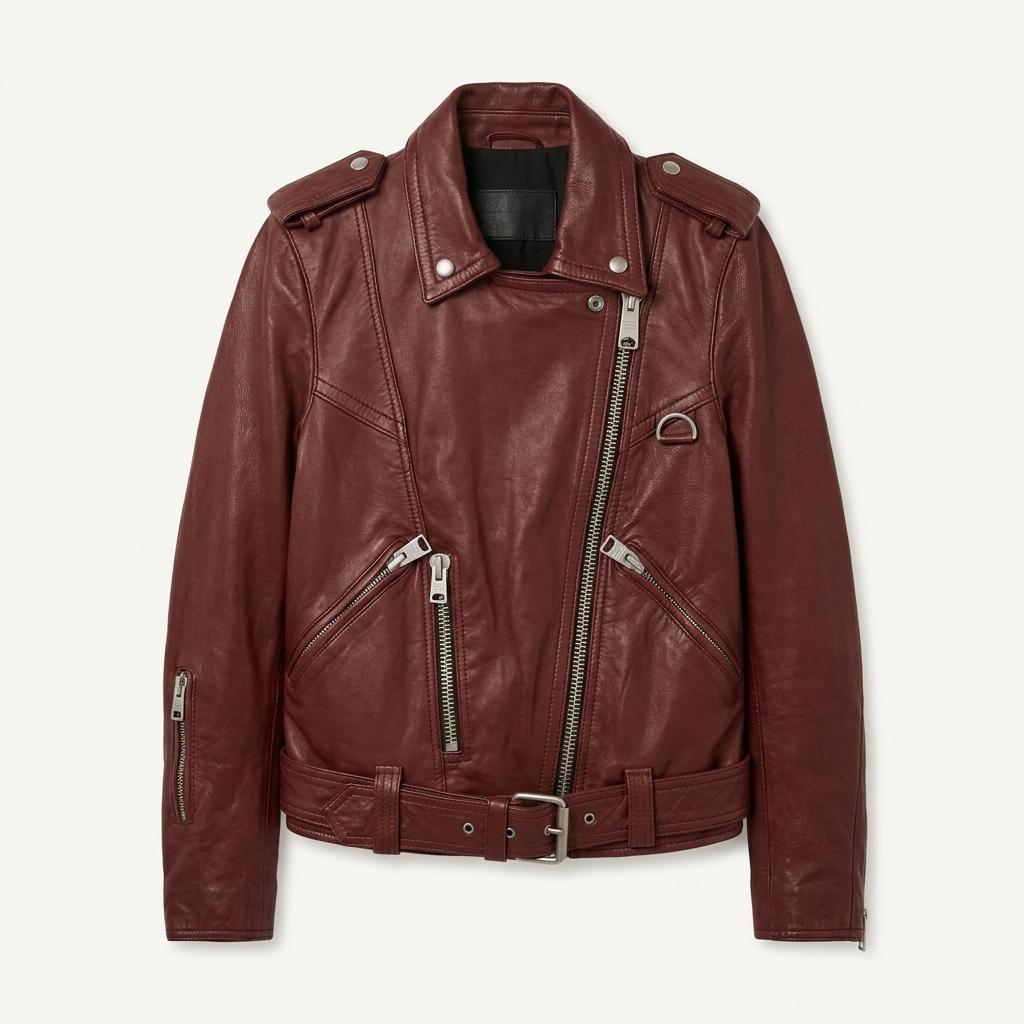 AllSaints Balpern Sheepskin Rider Jacket 1
