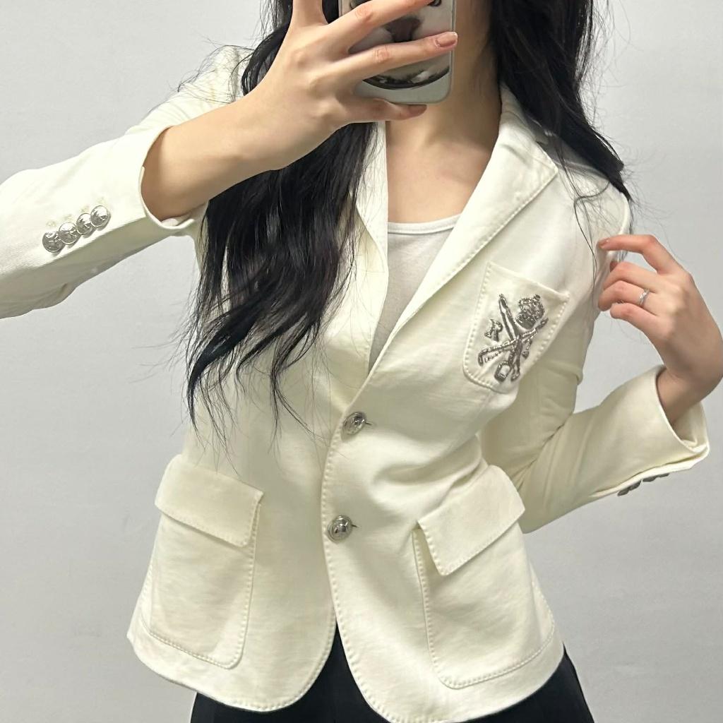 [2] RALPH LAUREN Crest Emblem Blazer 2