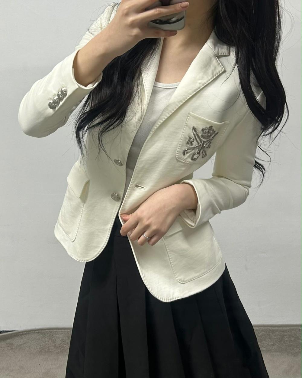 [2] RALPH LAUREN Crest Emblem Blazer 8
