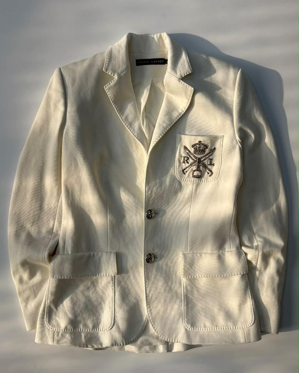 [2] RALPH LAUREN Crest Emblem Blazer 9
