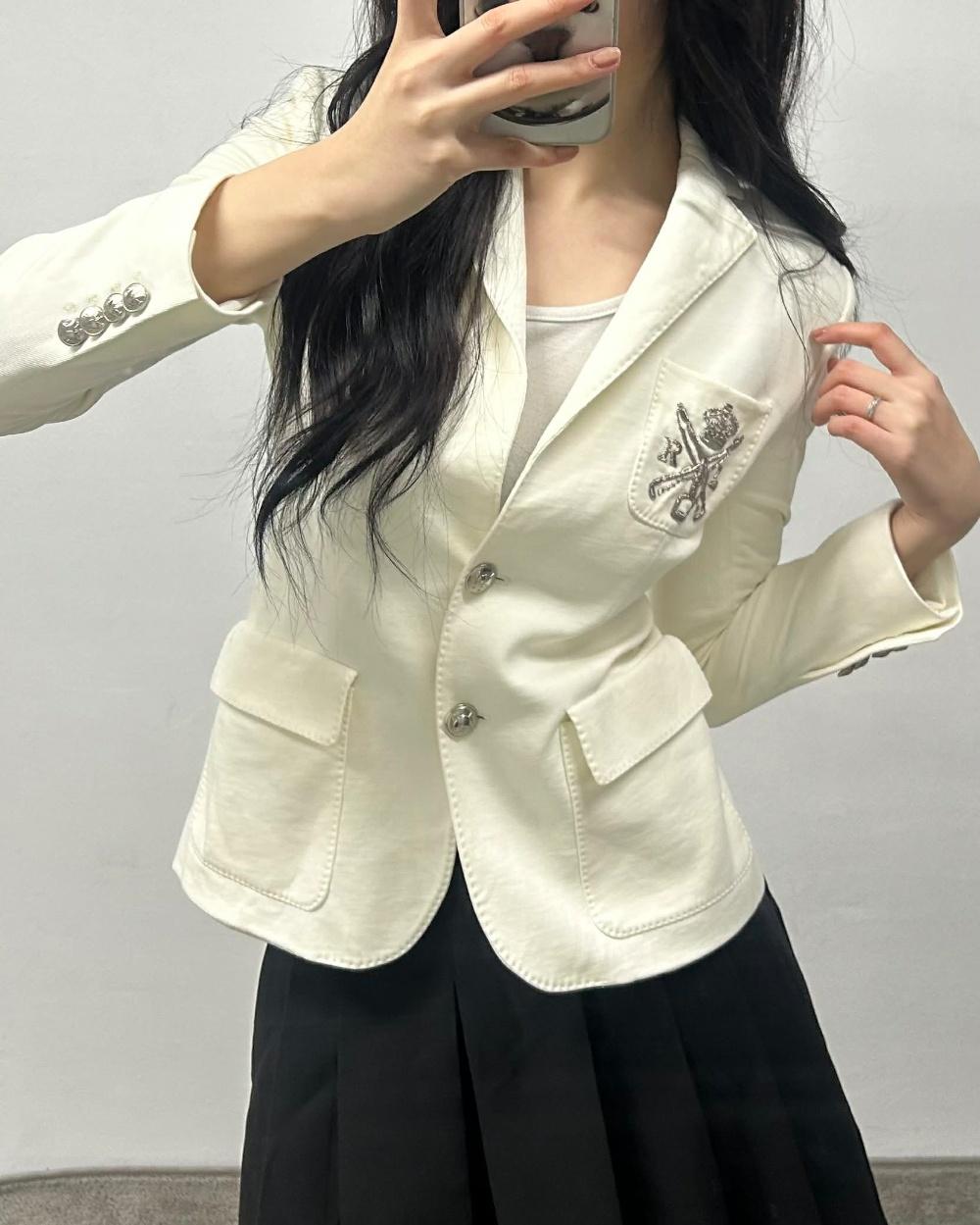 [2] RALPH LAUREN Crest Emblem Blazer 5