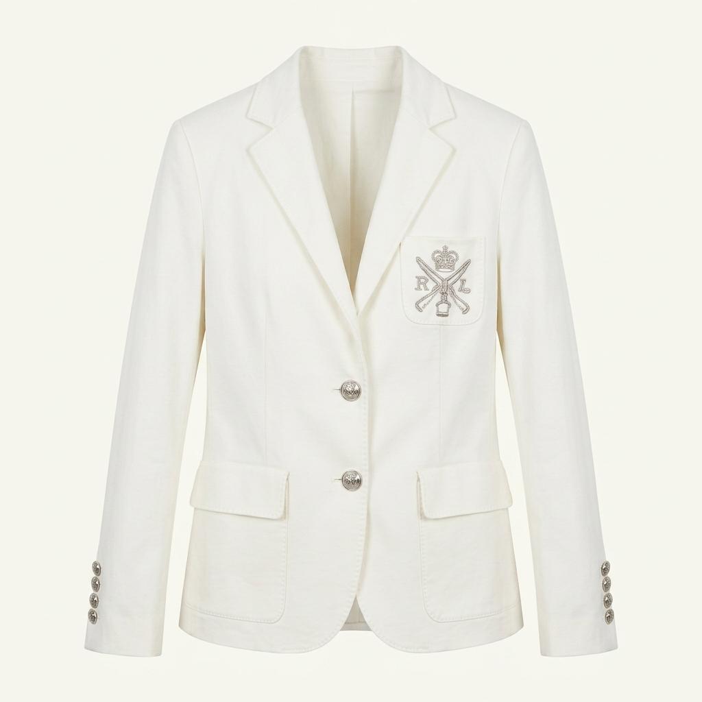 [2] RALPH LAUREN Crest Emblem Blazer 1