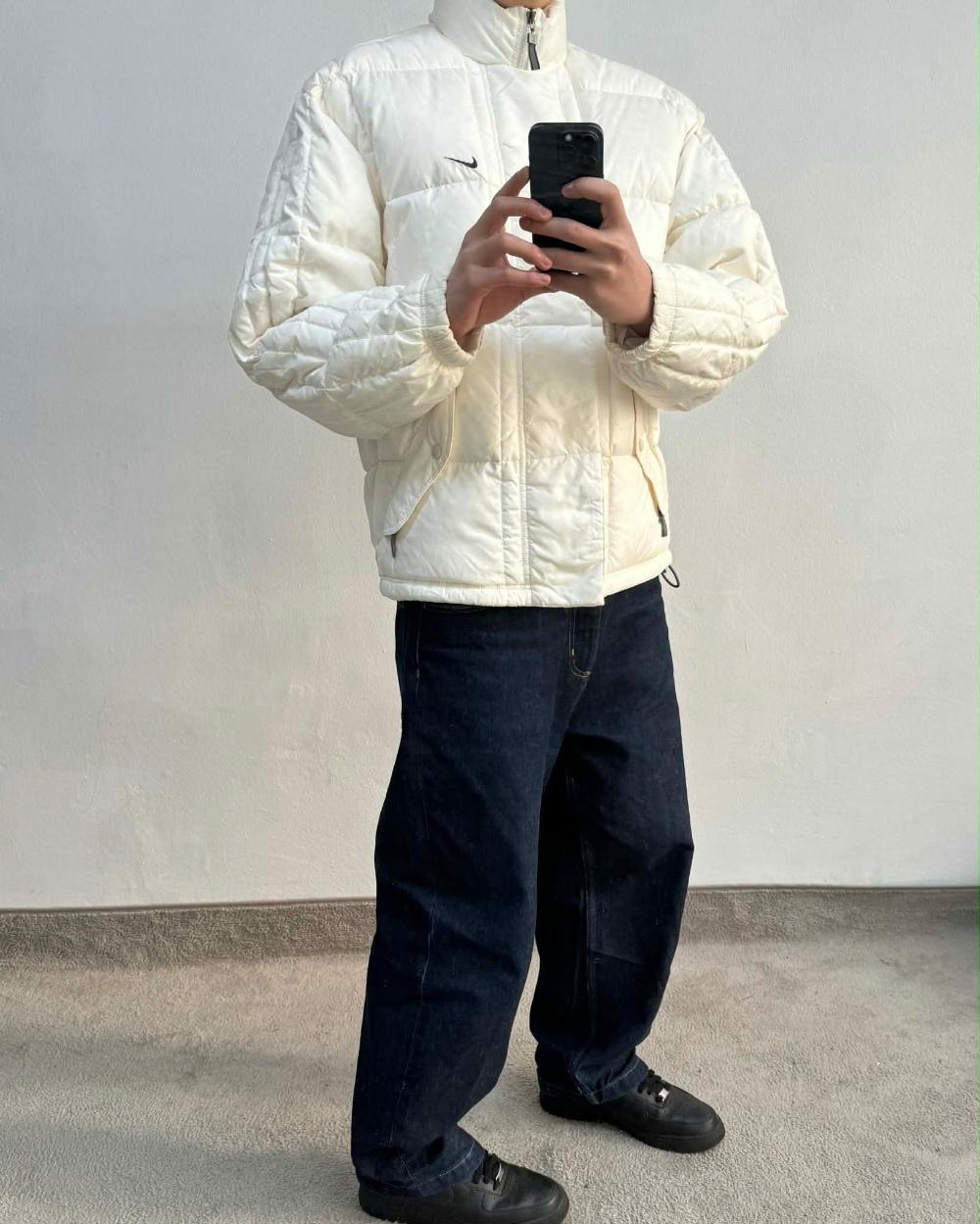 [L] Nike 00s Solo Swoosh Down Jacket 3