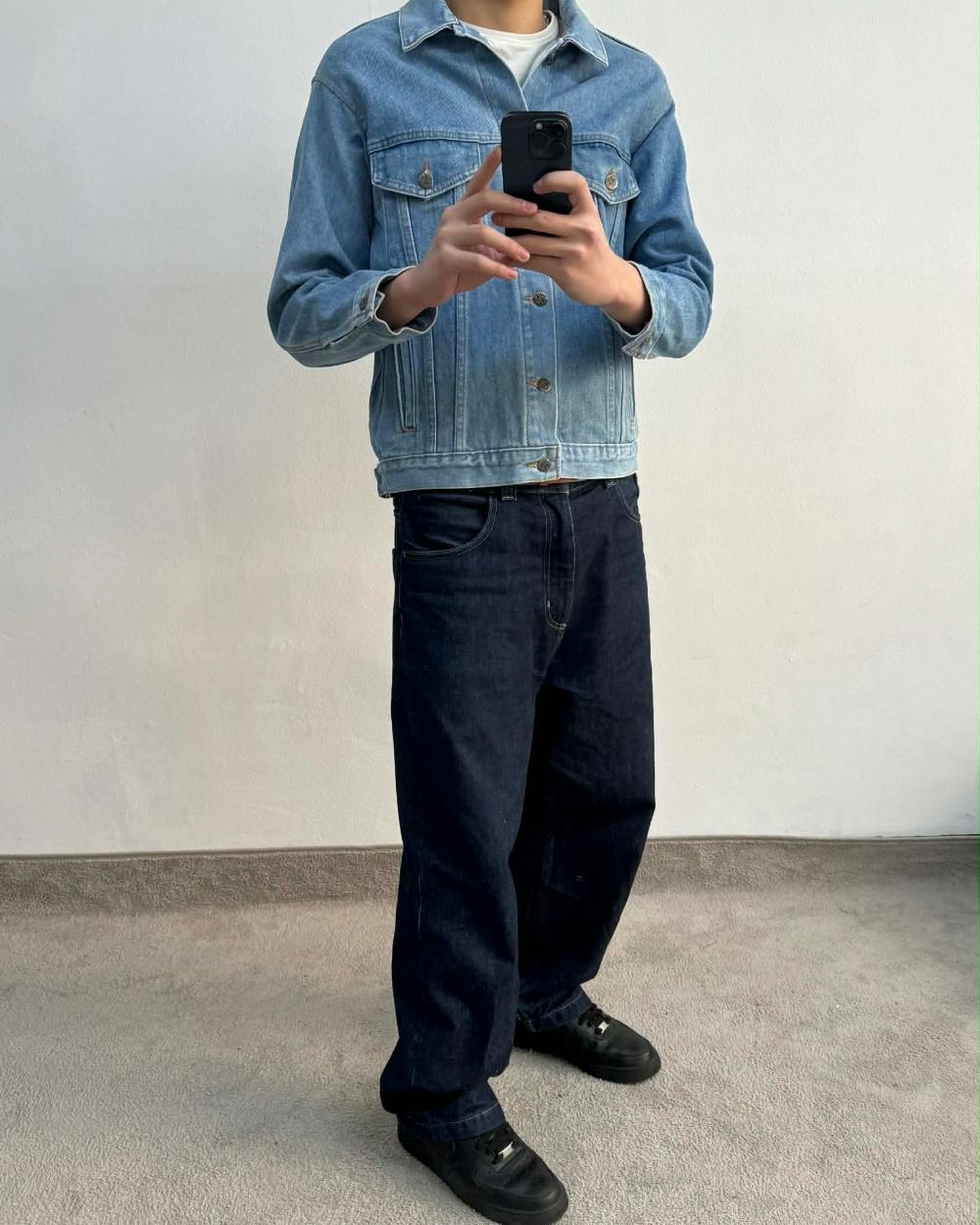 [M] American Vintage Denim Trucker Jacket 3