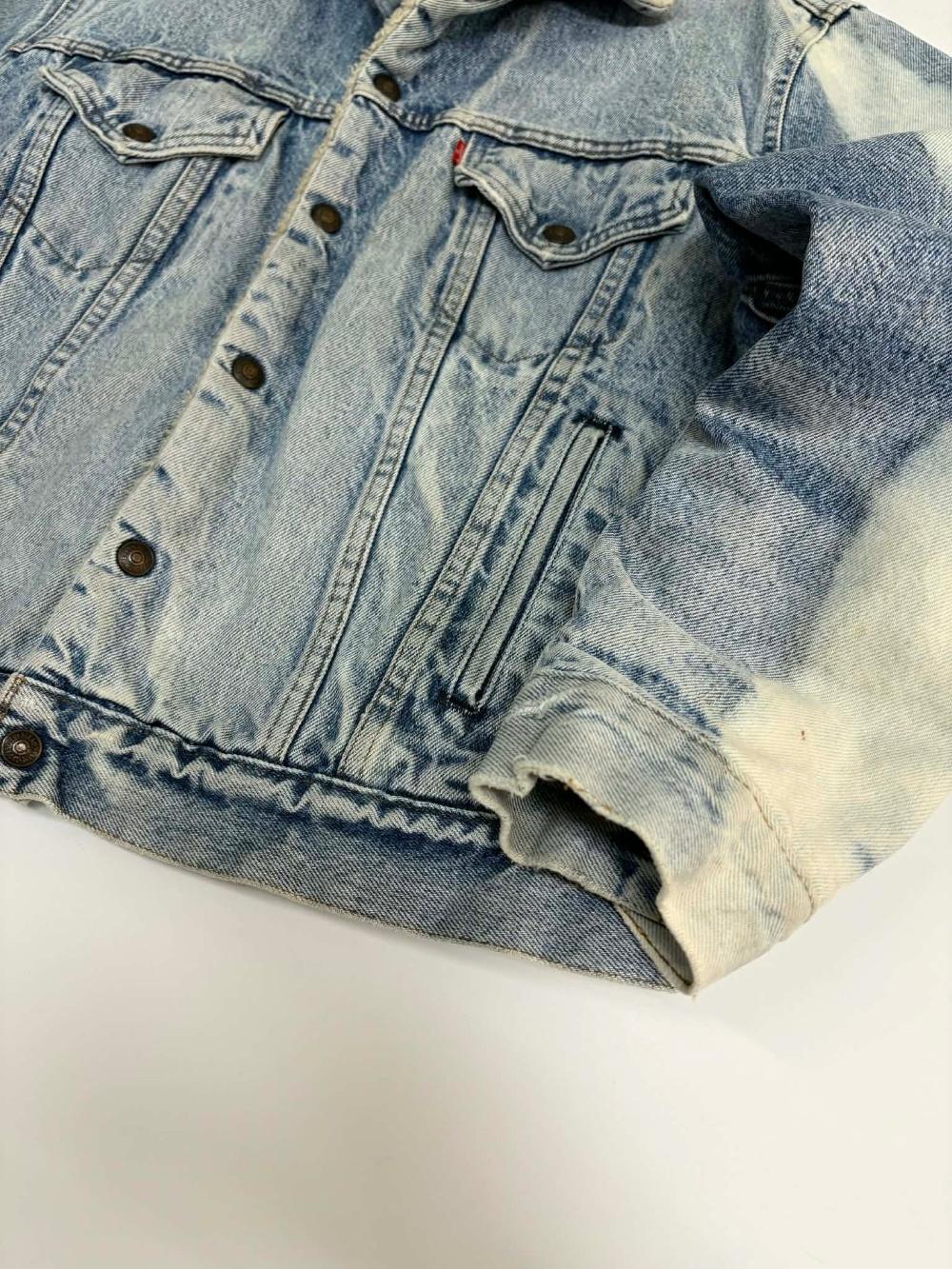 [44] 80s Levi's Sherpa Denim Trucker Jacket 8