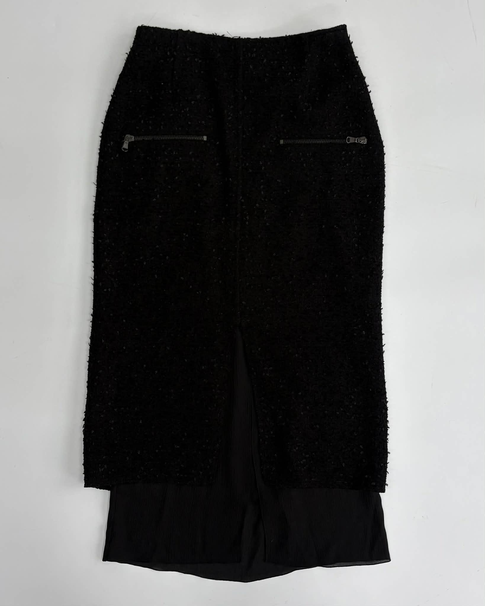 [55/66] Handsome TIME 2020 Tweed Long Skirt 2