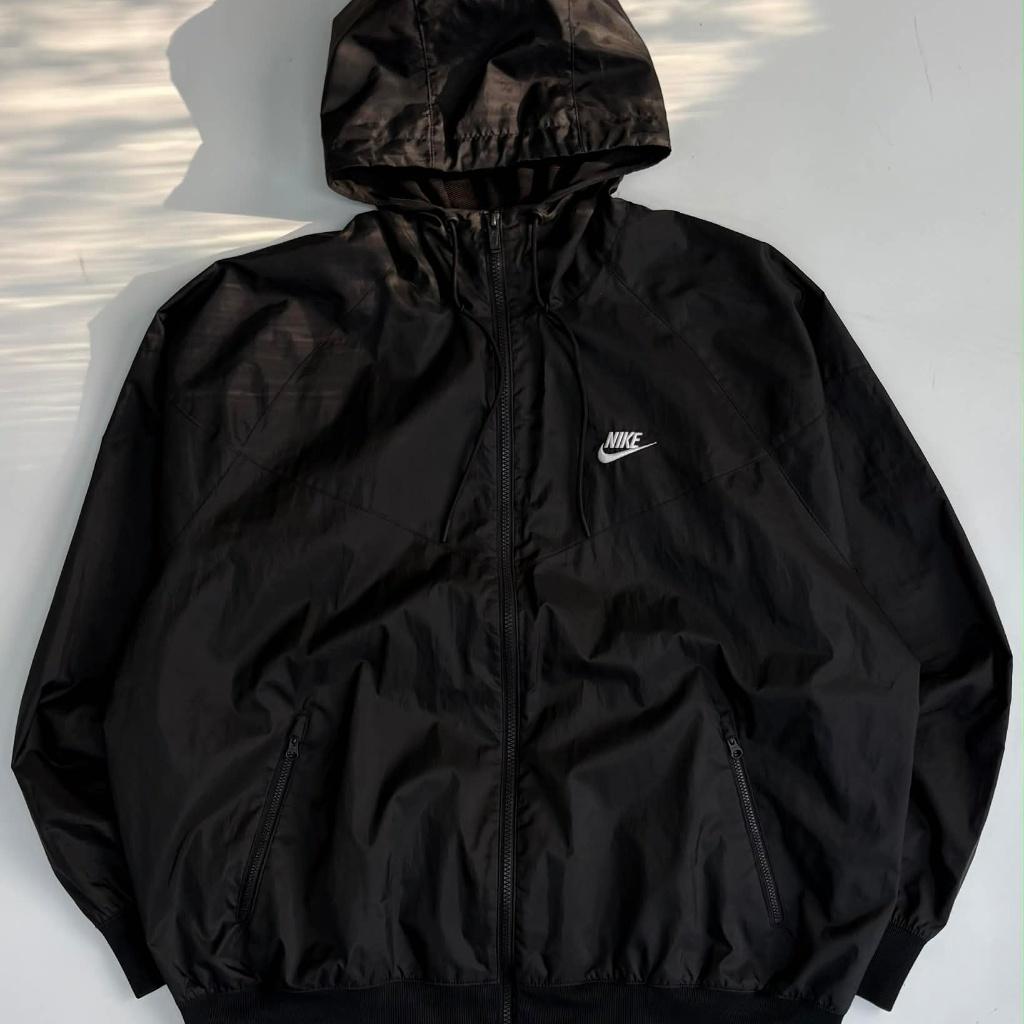 [XXL] NIKE BLACK NSW HOODED WINDBREAKER JACKET 2