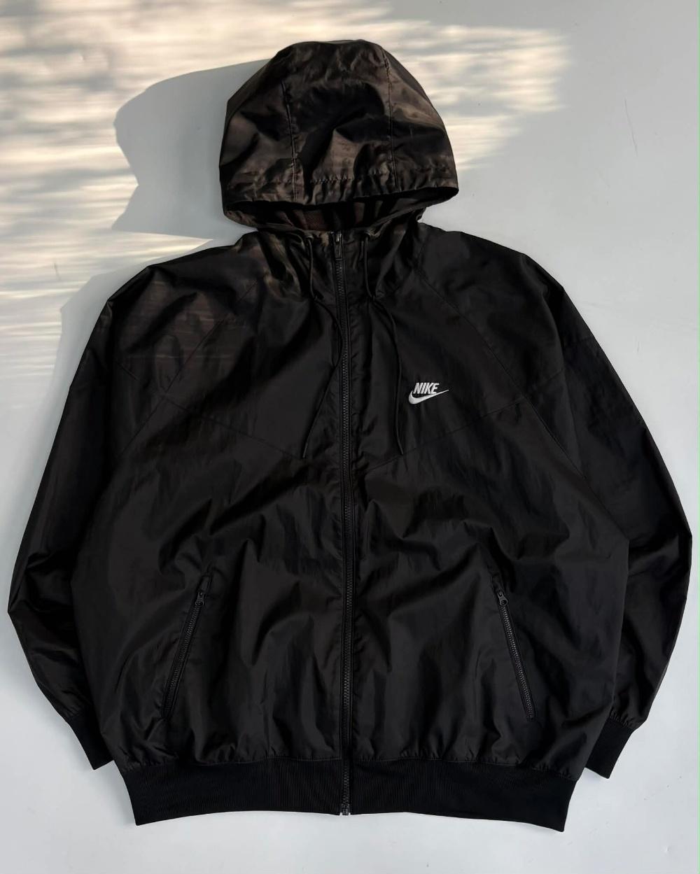 [XXL] NIKE BLACK NSW HOODED WINDBREAKER JACKET 3