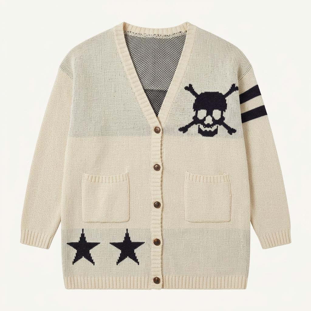Japanese brand bondage wool knit cardigan 1