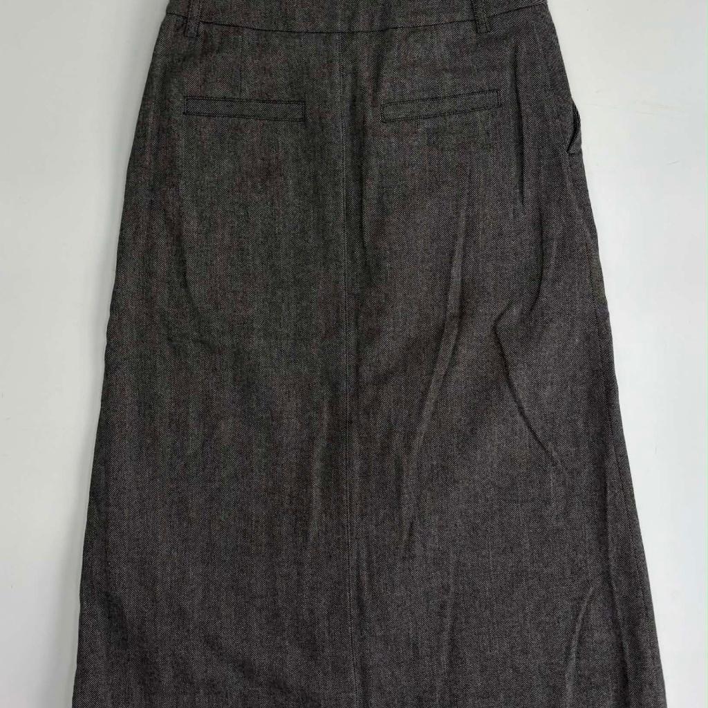 [34] A.P.C. Rayon Wool Long Skirt 2