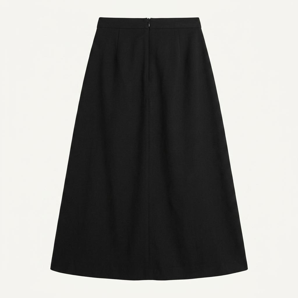 [55/66] Club Monaco Black wool Long Skirt 1