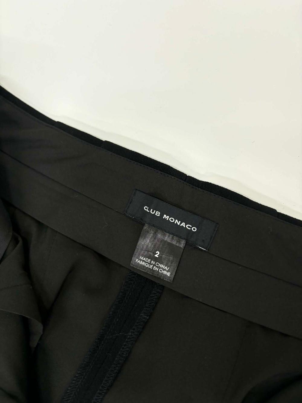 [2] CLUB MONACO Black Slacks Pants 3