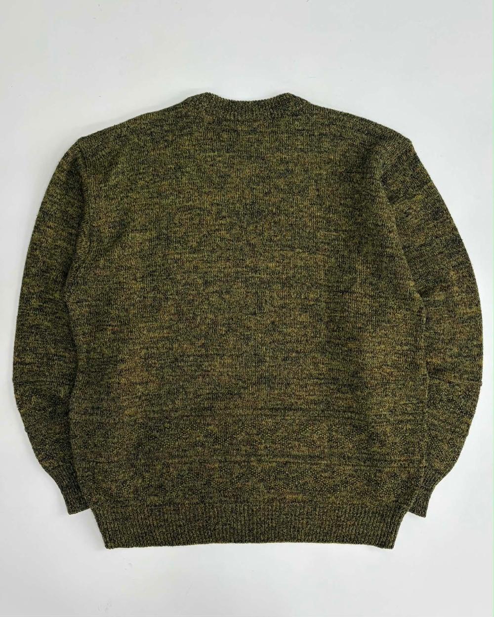 [L] 90s Vintage Golf Embroidered Wool Knit Sweater 5
