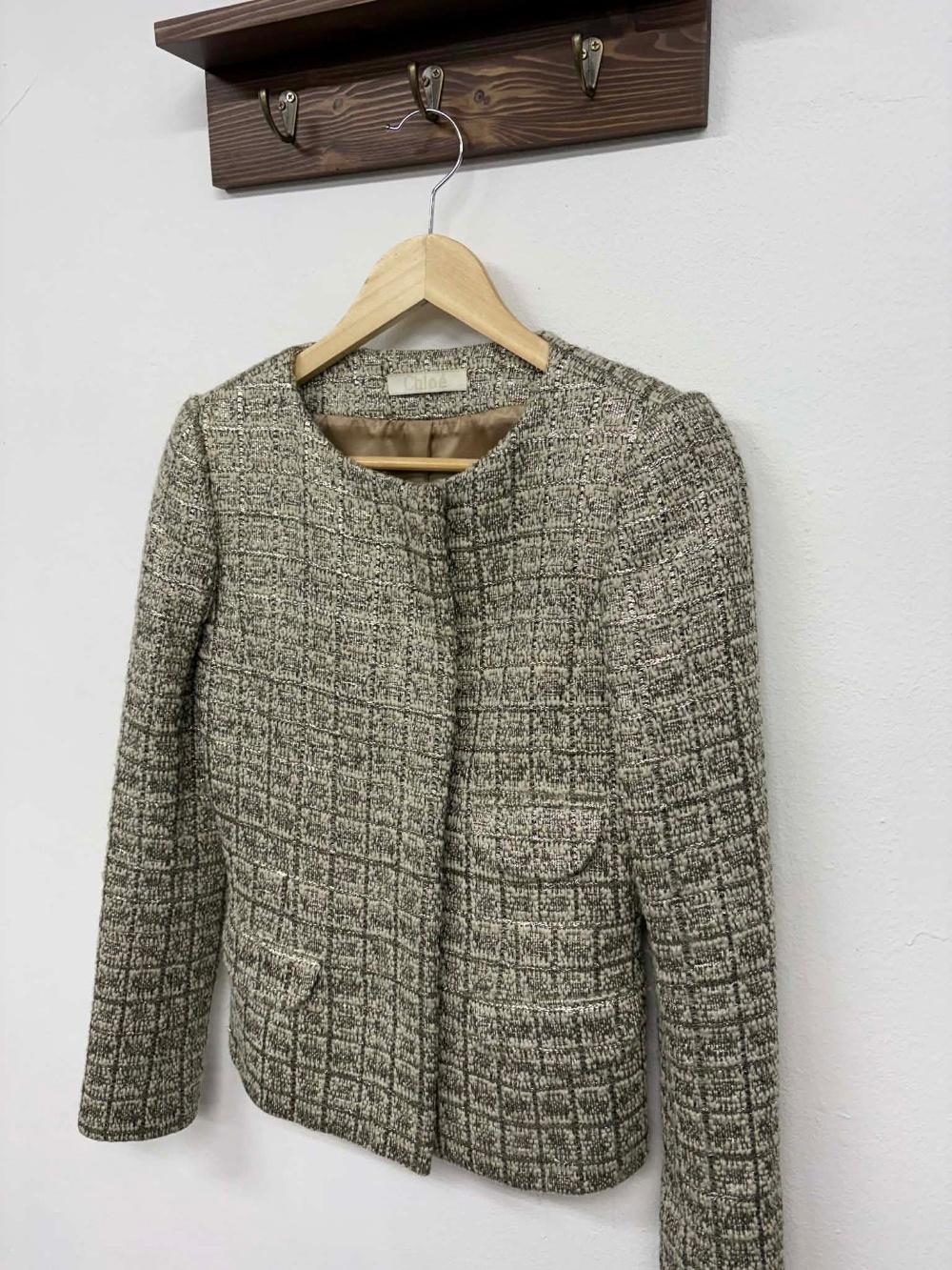 Chloe tweed jacket 6