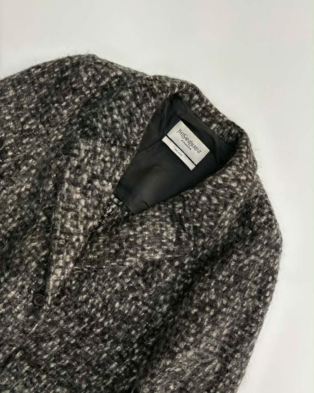 Yves Saint Laurent Rive Gauche Wool Tweed 2B 9