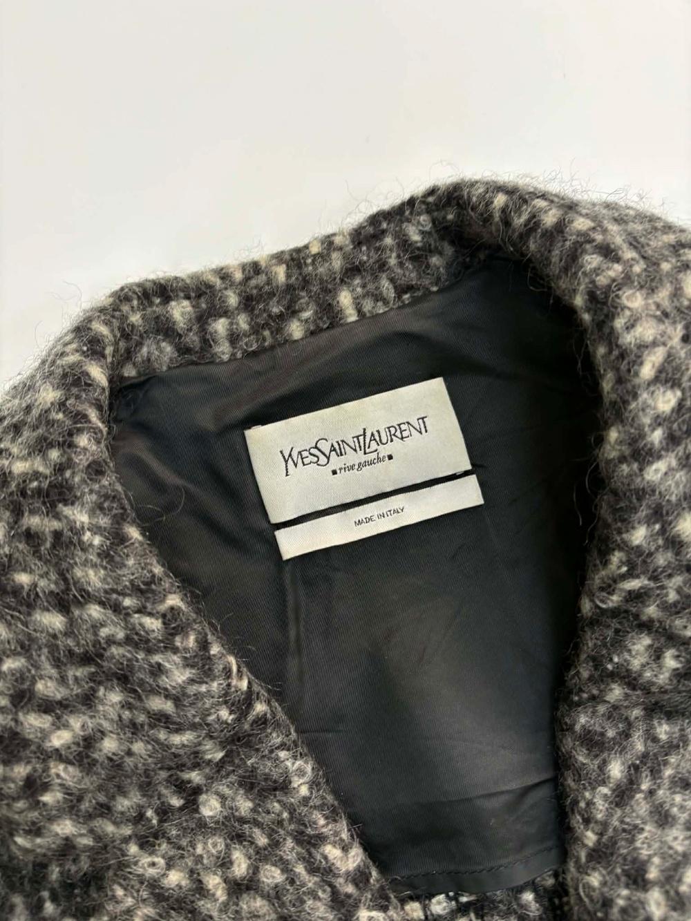 Yves Saint Laurent Rive Gauche Wool Tweed 2B 6