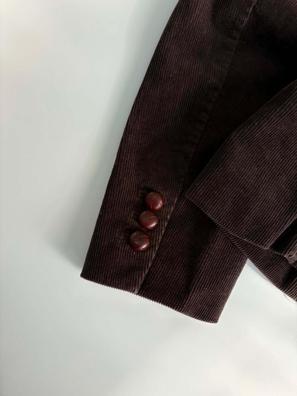 [S] Polo Ralph Lauren Jeans Corduroy Leather Belt 11