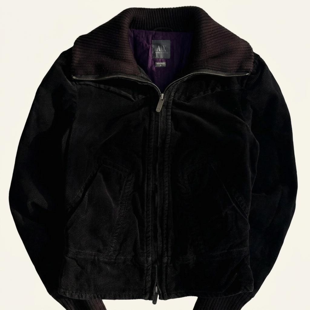 [S] Armani Exchange Corduroy Quilted High Neck 1