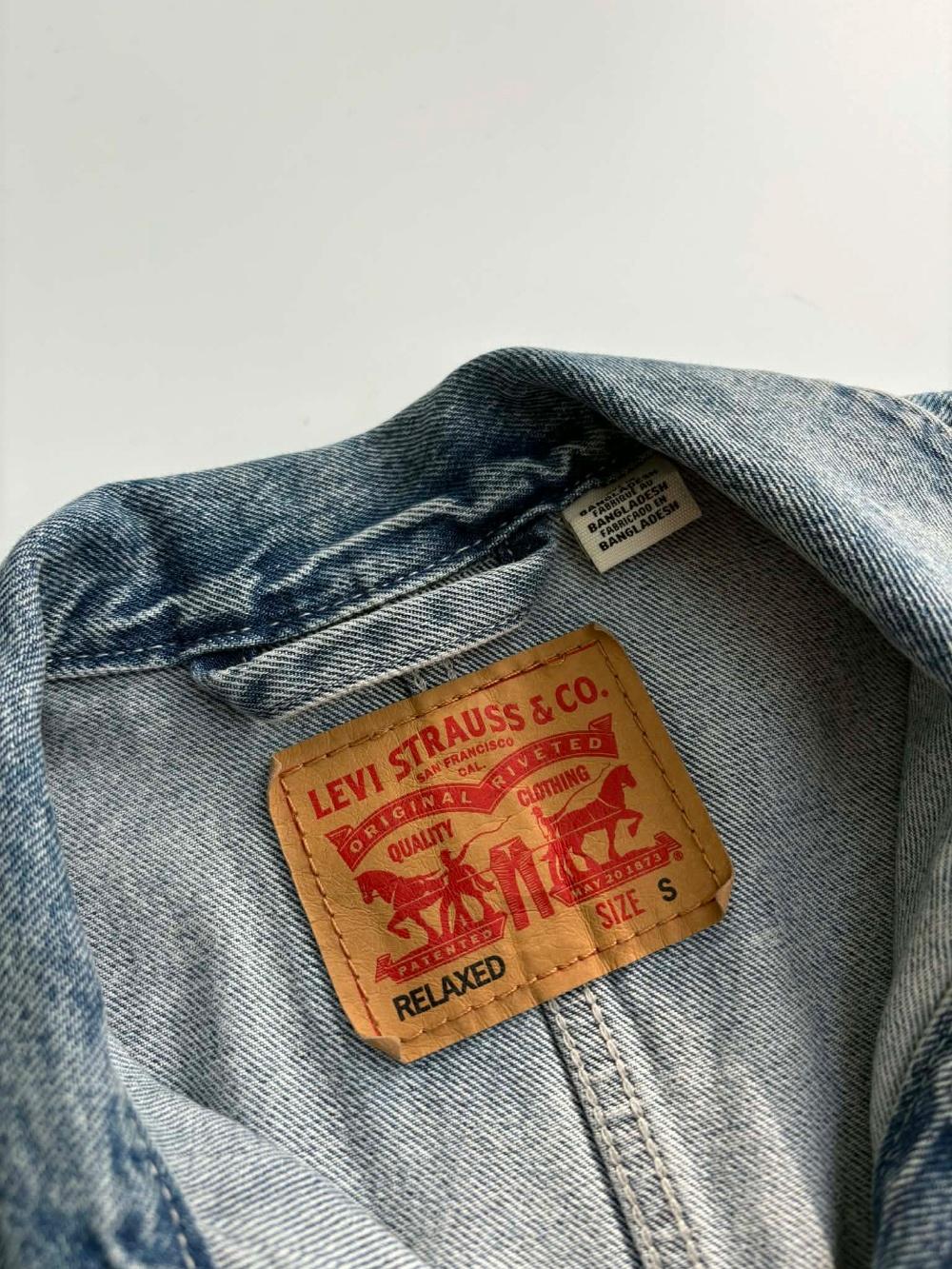 [S] Levi's Broadway Engineer Denim Jacket 4