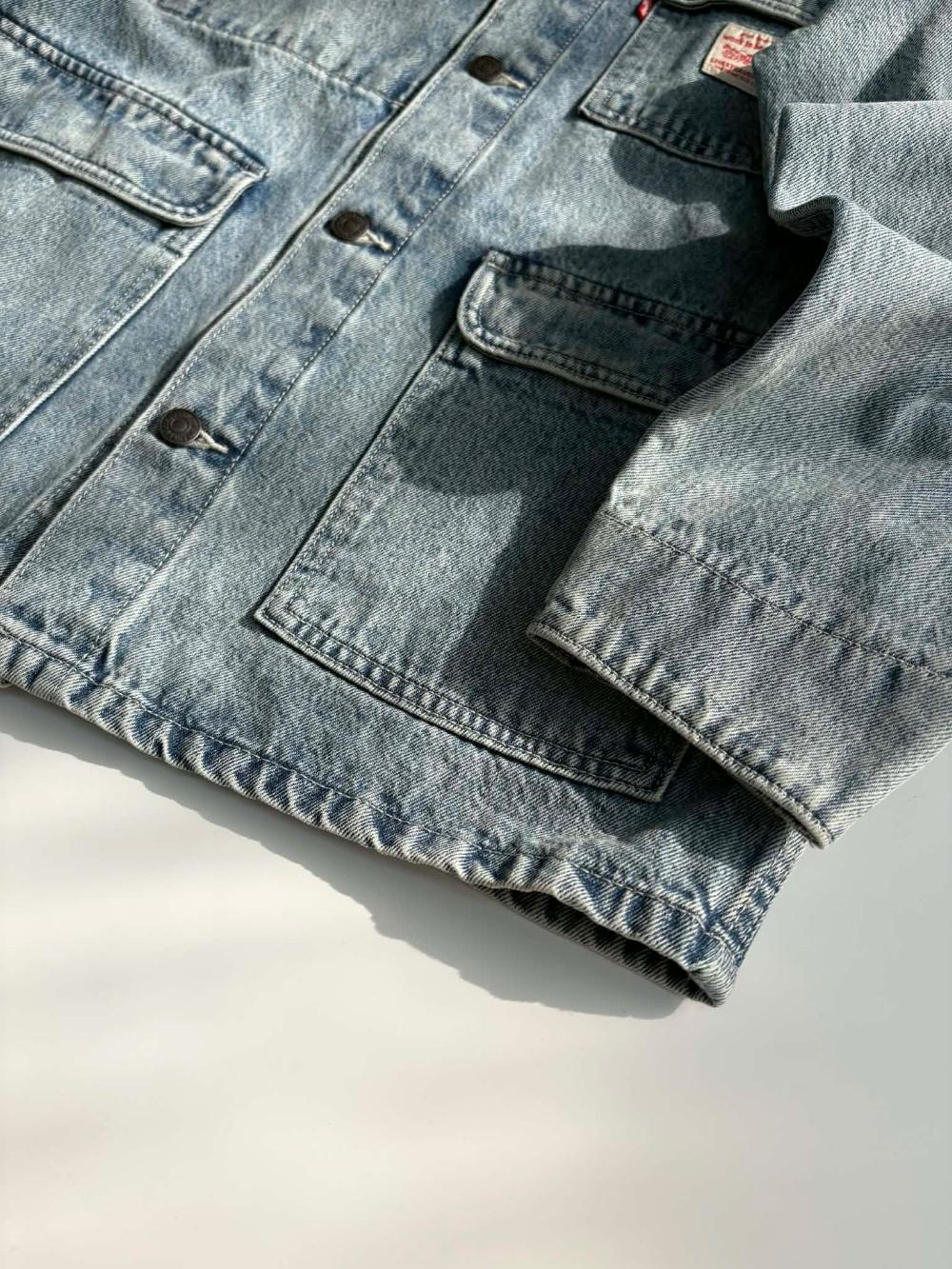 [S] Levi's Broadway Engineer Denim Jacket 10