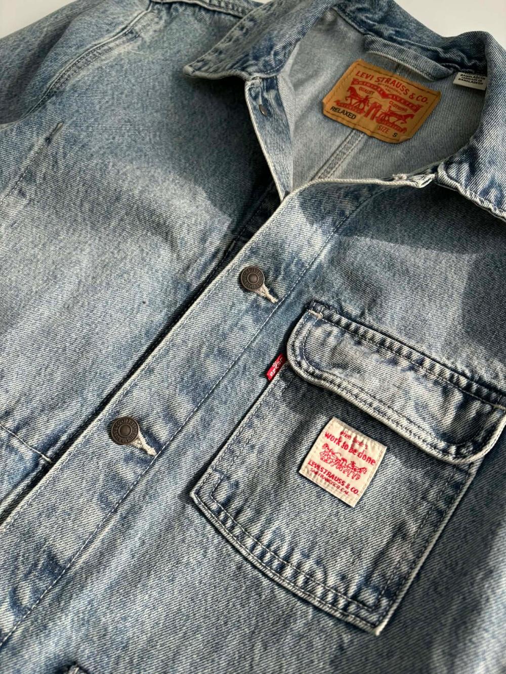 [S] Levi's Broadway Engineer Denim Jacket 7