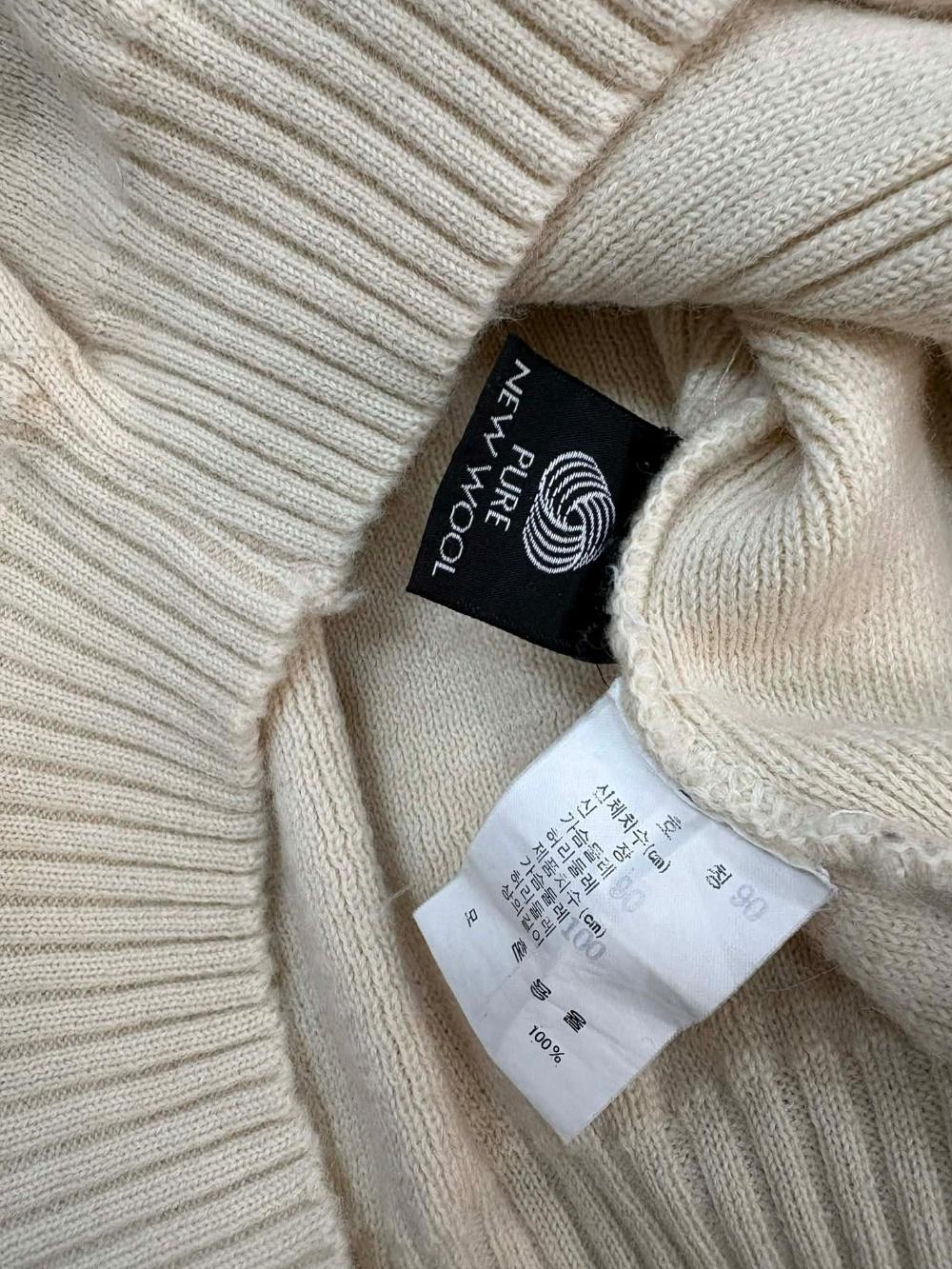 [90] Burberry Commando Round Wool Knit 5