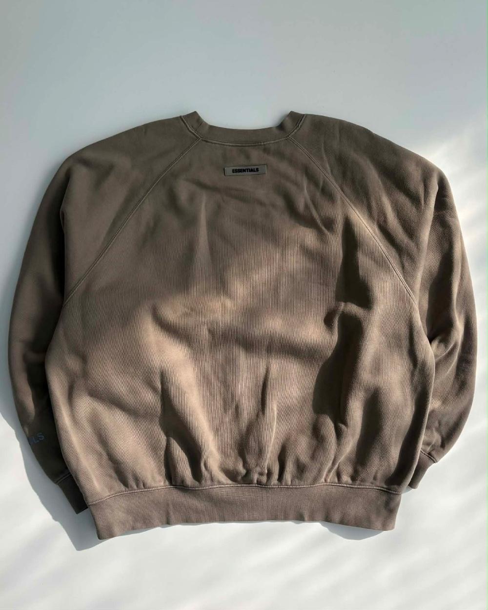 [M] Essential Fear of God Khaki Sweatshirt 4