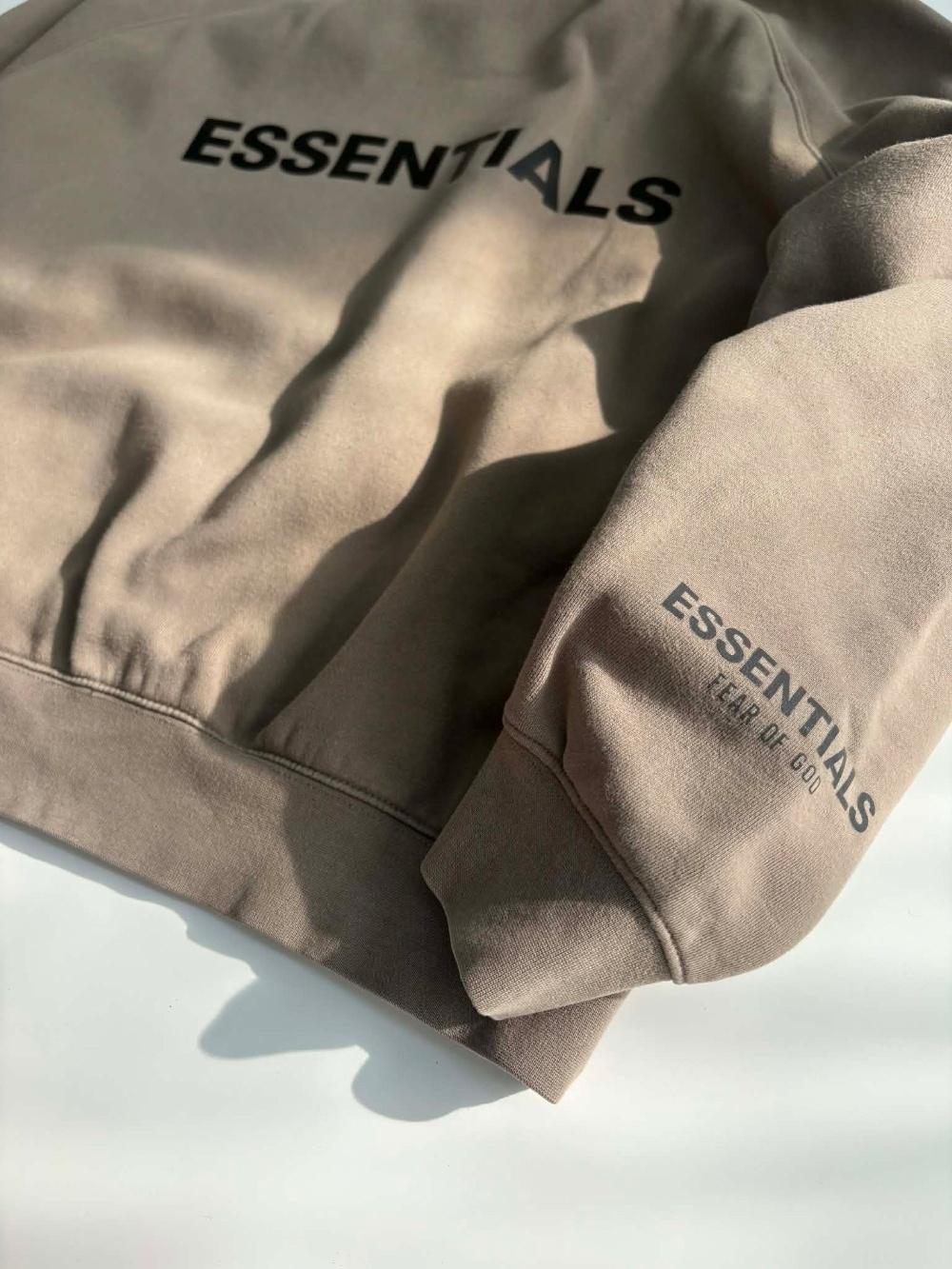 [M] Essential Fear of God Khaki Sweatshirt 9