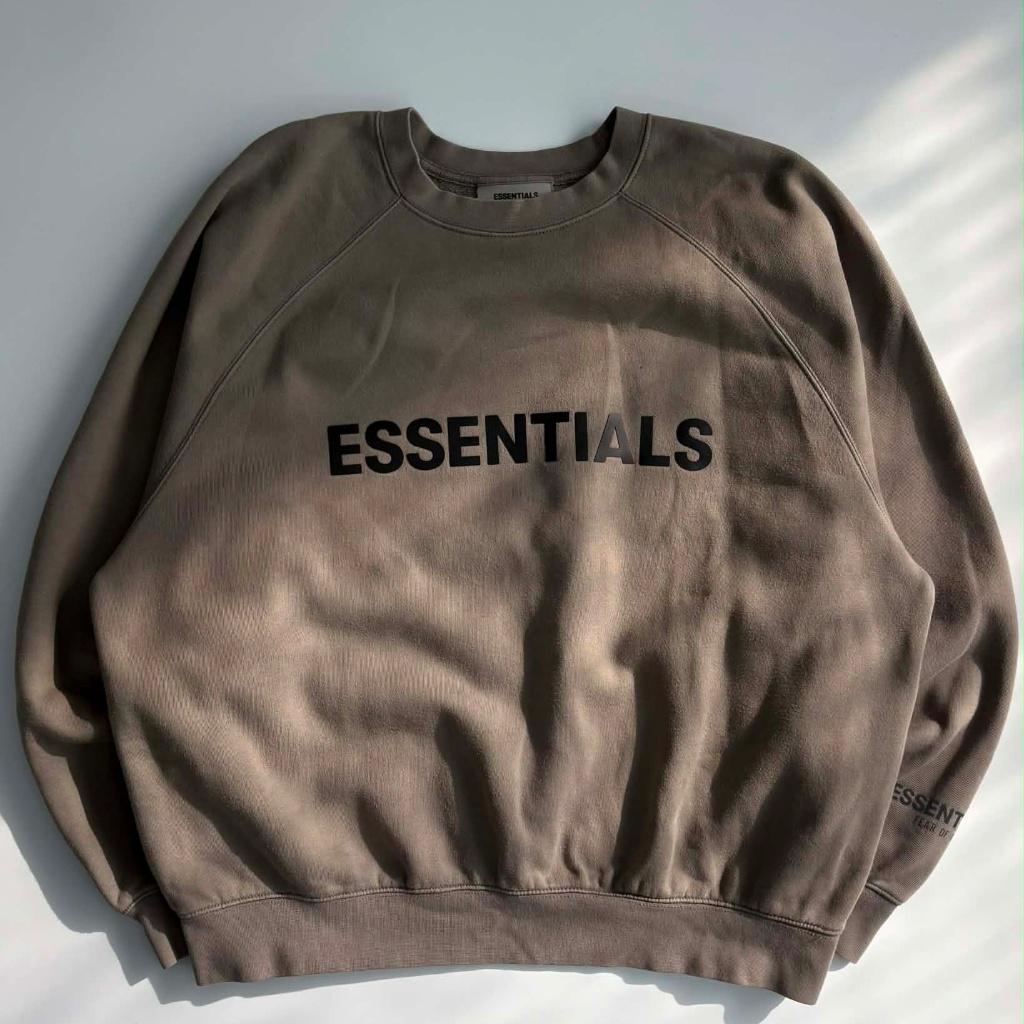 [M] Essential Fear of God Khaki Sweatshirt 2