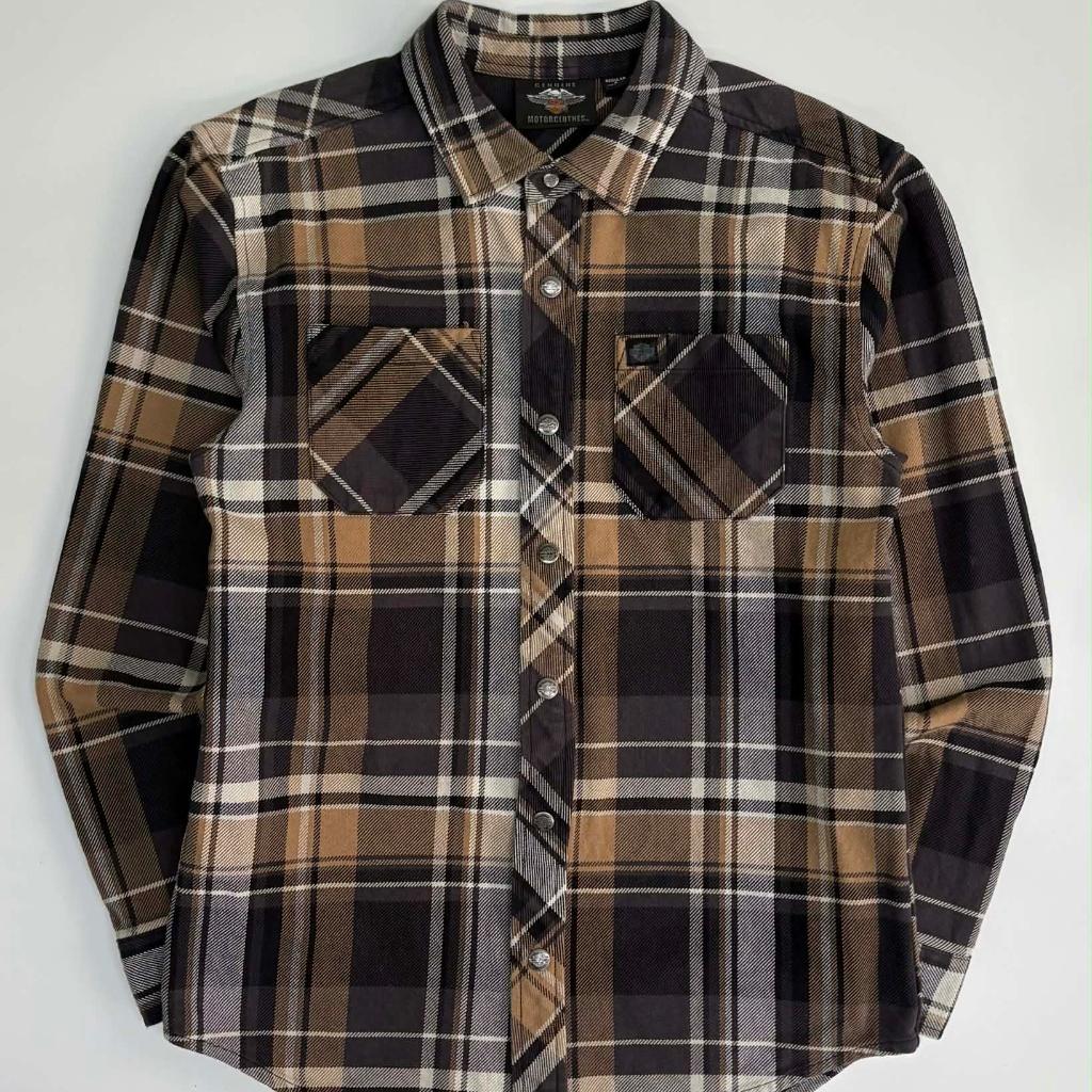 [S] Harley-Davidson Plaid Heavy Shirt 2